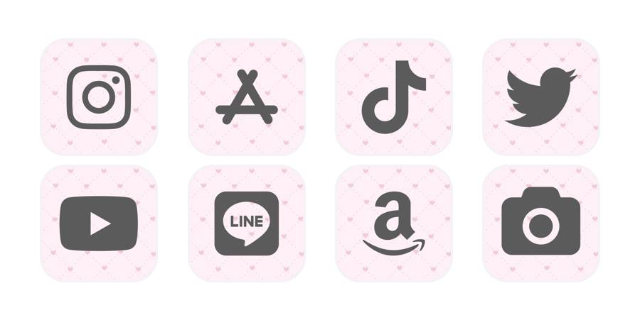 🎀🖤⋆͛*͛App Icon Pack[FvjYSl89G888k8vfXN9h]