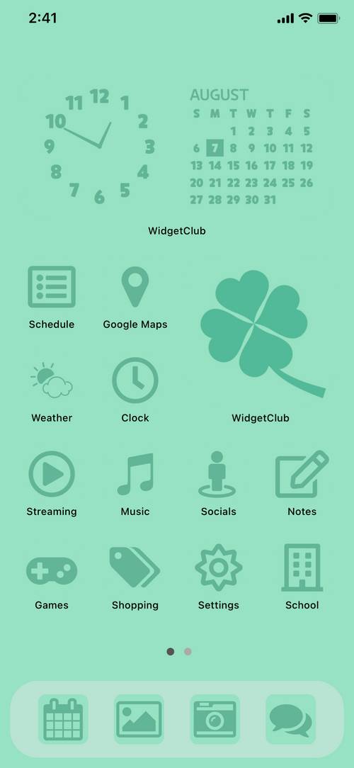 Green Theme (St. Patrick’s Day) أفكار الشاشة الرئيسية[U8lJ0M9CMObqoMcWK9Fy]
