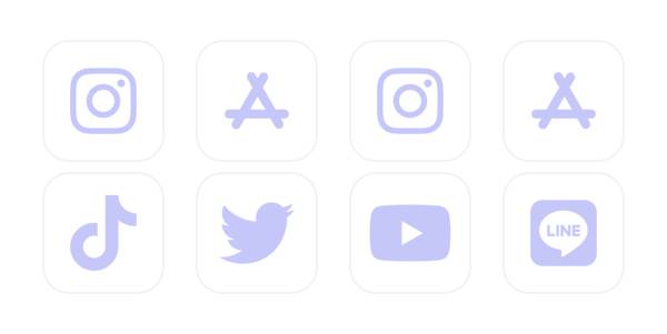 紫 Pack d'icônes d'application[FWeFidYftOmbpr6yty89]