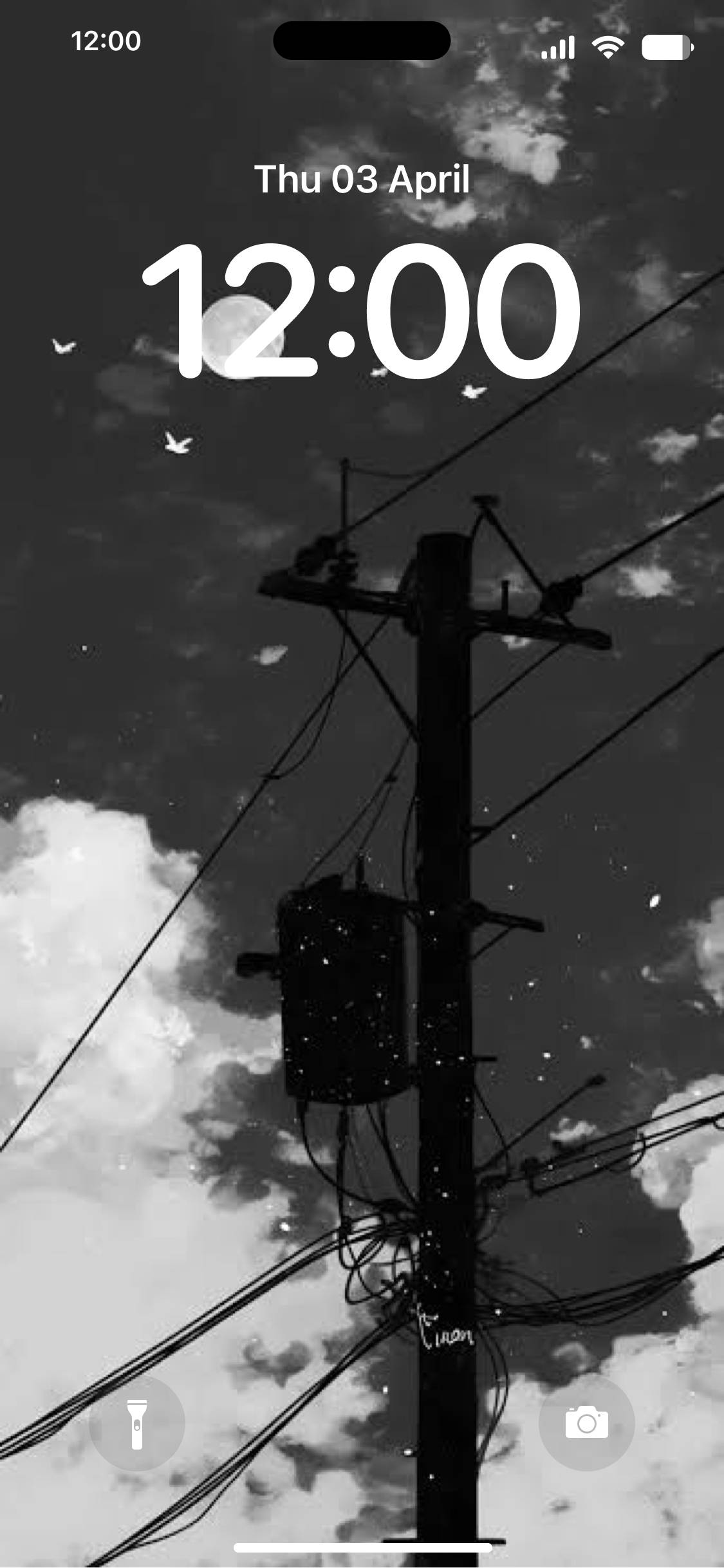 夜月🌙（ブラック系統の子オススメ！） Lockscreen[JXdWOYrb1WVSpfDOCHB5]