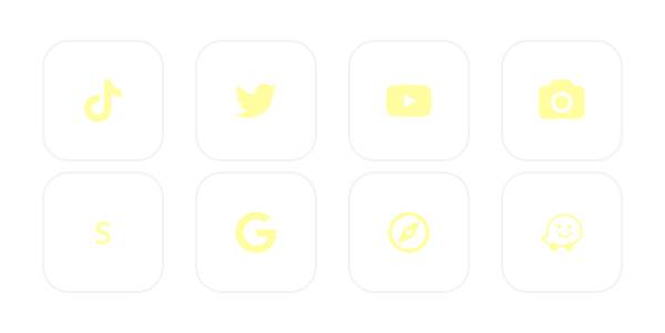 黄色 Пакет с икони на приложения[JAj1Hd5ViODadGZoGf5b]