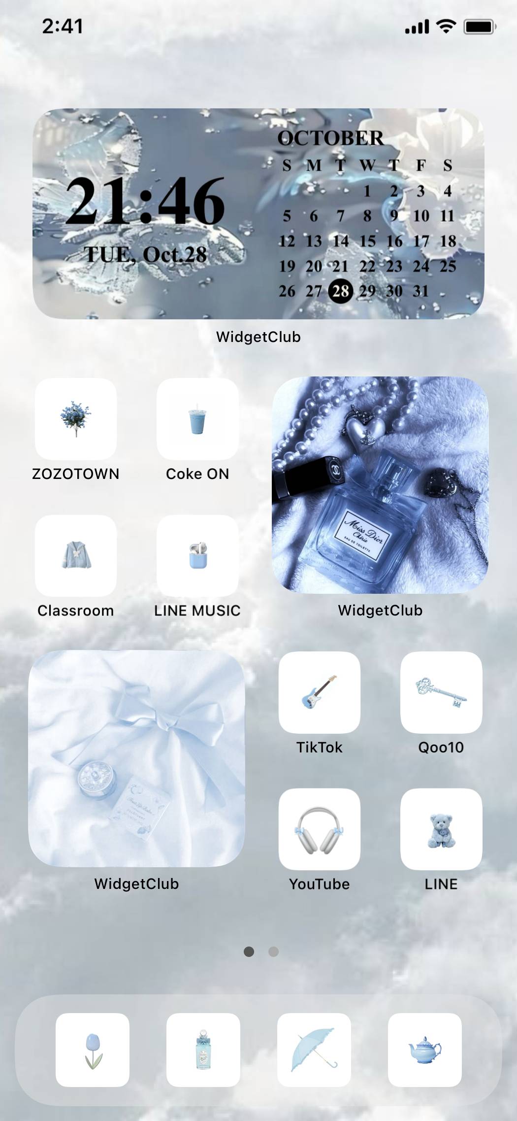 Blue WhiteHome Screen ideas[iUe7KrpkNHAB1m4ZO5Rf]