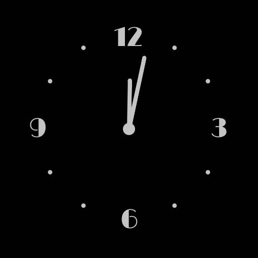 Horloge Idées de widgets[SOGMpRAlvuXryz8Z1j2D]