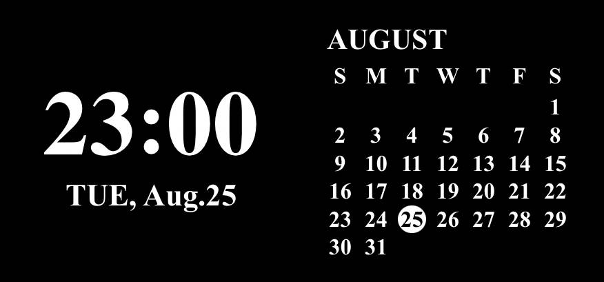 Simple Calendar Widget ideas[FTdu0k0DxYG0LmGb43FS]