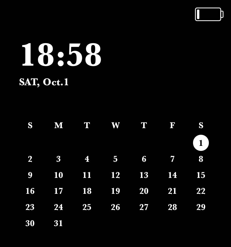 Calendario Ideas de widgets[S5Hqp6sTSJimFijAEyDt]