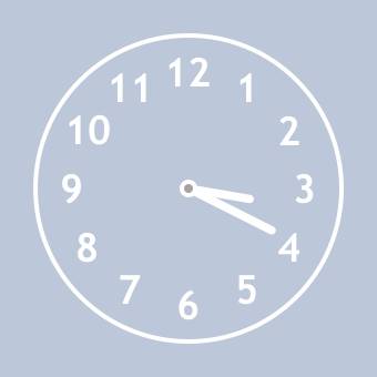 Simple Reloj Ideas de widgets[bz0JvzyEoRt8BfTvosse]