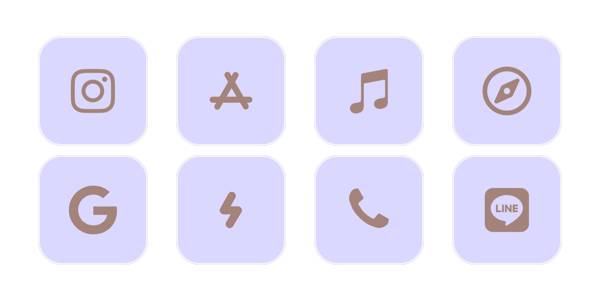 アプリ紫 App Icon Pack[tKTT9FV7BIsgkaJPgidE]