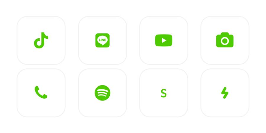 みどりいいいいいいいい💚 Paquete de iconos de aplicaciones[KglbBTqXyjzUYKo7quGv]