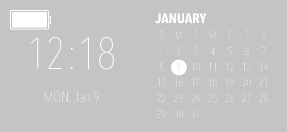 タイム/カレンダー/バッテリー Kalender Widget-Ideen[AfjVyuqecVfNZDW1hVSU]