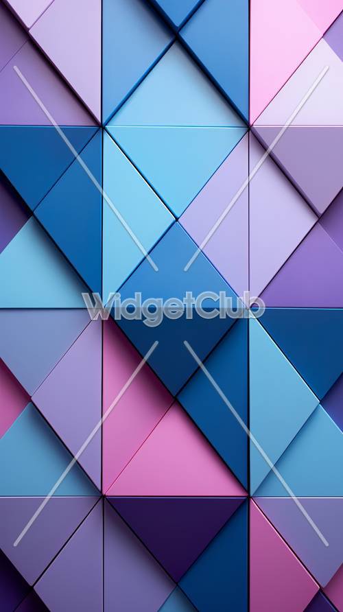 Design colorido de formas geométricas