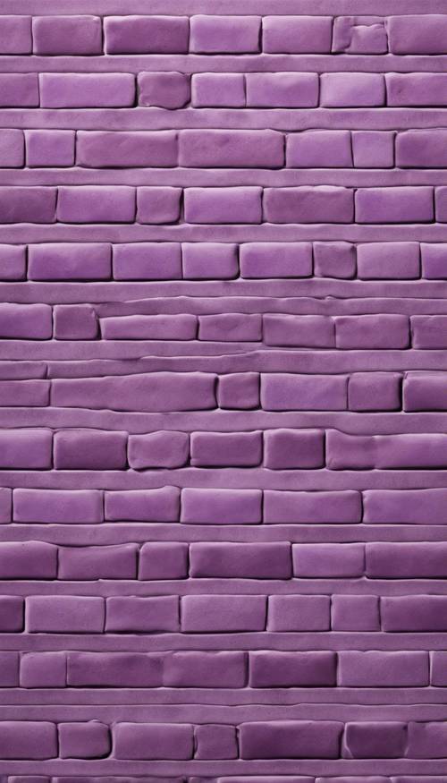 A seamless pattern of ceramic purple brick.