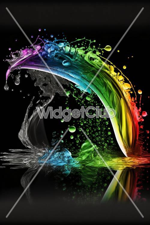 Black Rainbow Wallpaper [4cbd1baa29f64aa1982a]