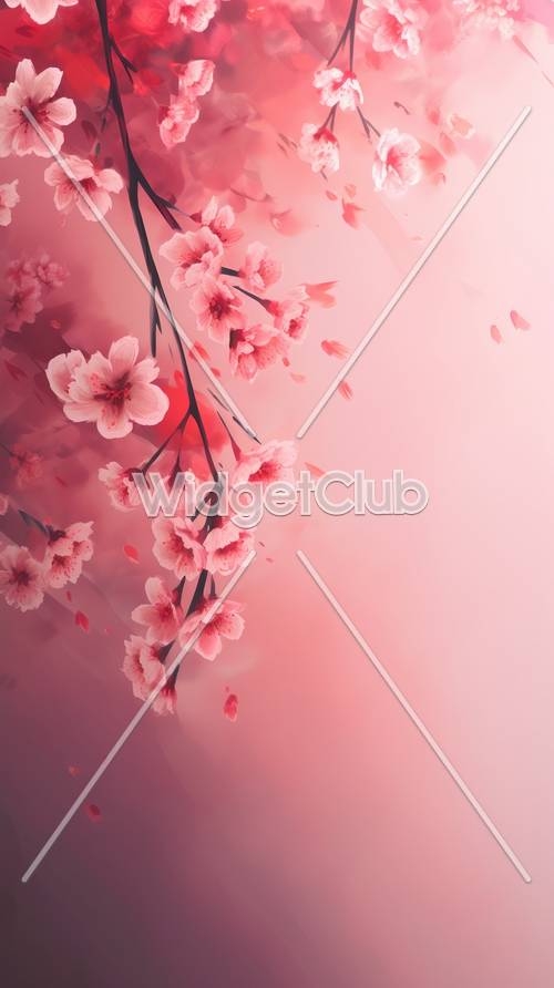 Pink Cherry Blossom Branch for a Serene Look壁紙[c3a5dcce134947508825]