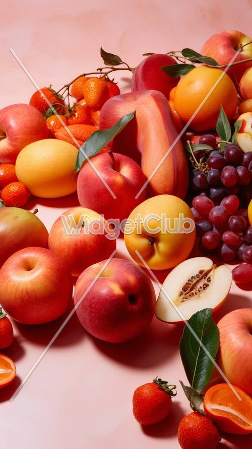 Colección de frutas coloridas