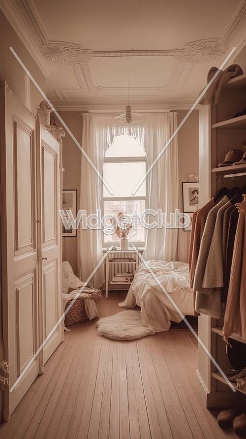 Cozy Bedroom Corner with Natural Light