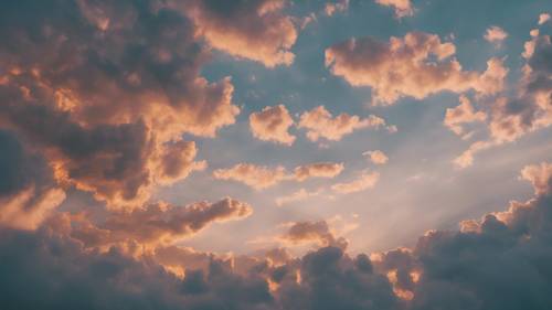 Aesthetic quotes manifested as a unique cloud formation in sky at dawn.