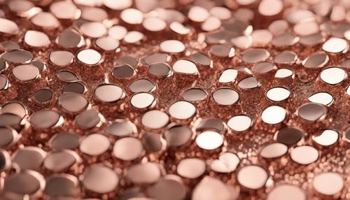 Soothing abstract pattern radiating the charm of rose gold textures in a seamless design. Tapet [6ca2987b8f874dc4b981]