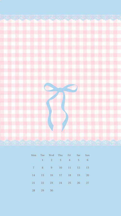 Cute Blue Ribbon Gingham Design