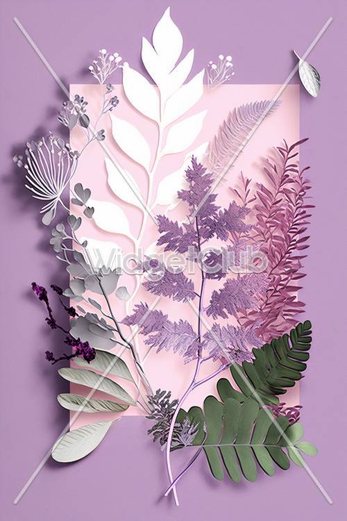 Beautiful and Colorful Leaf Patterns for Your Room