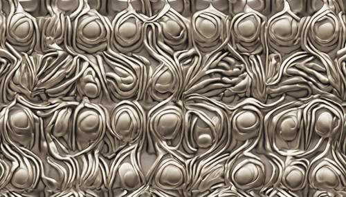 Un motif sans couture qui donne l&#39;illusion d&#39;une surface métallique texturée.