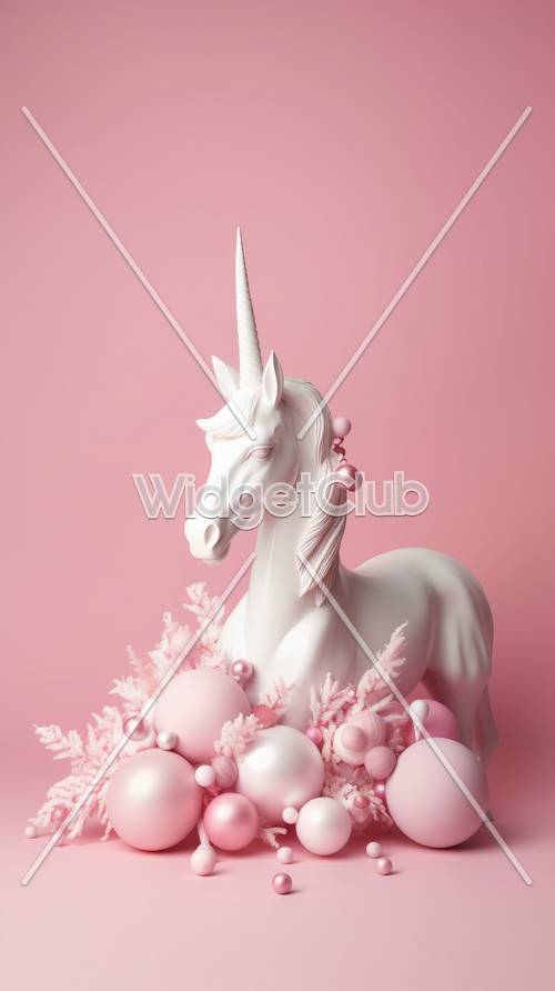 Pink Unicorn Magic Tapeta [f6b267da3ac54ead8172]