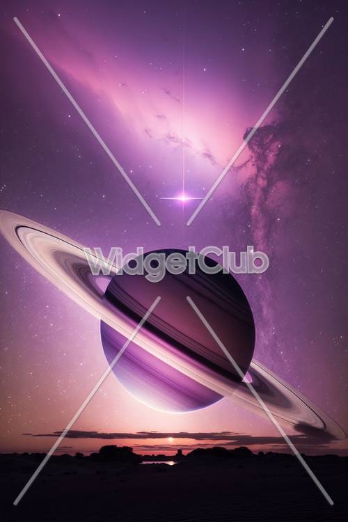 Purple Space Wallpaper [78e075dbe4f94b089677]