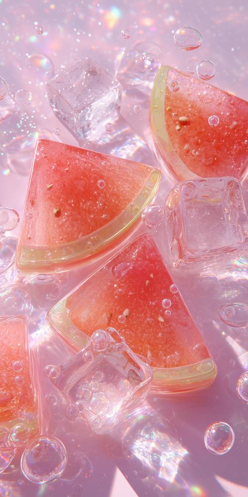 Erfrischende Wassermelonenscheiben für einen coolen Sommerlook