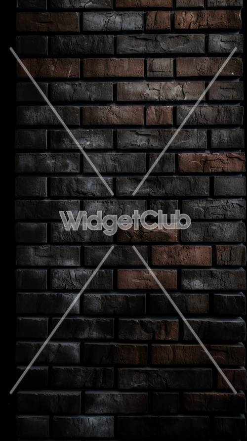 Black Brick Wallpaper [c3525510a7d3486a9747]