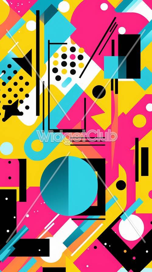 Colorful Geometric Shapes and Patterns for Kids