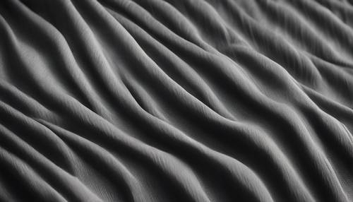 A dark grey moire fabric with a striking wave-like pattern. Ταπετσαρία [1f9ef71df0724763bd74]