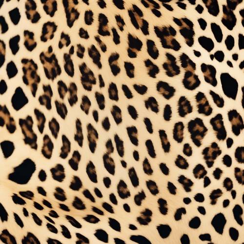 抽象的几何图案，灵感来源于猎豹皮肤上自然形成的斑点。