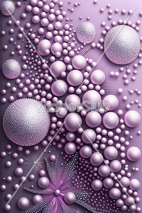 Paradis des bulles violettes Fond d&#39;écran [792f62334e174c85b0d0]