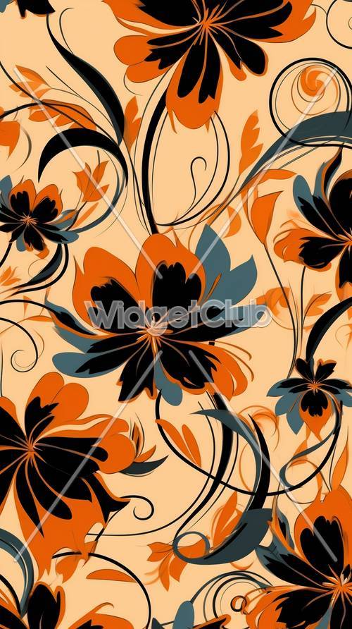 Colorful Floral Design Pattern