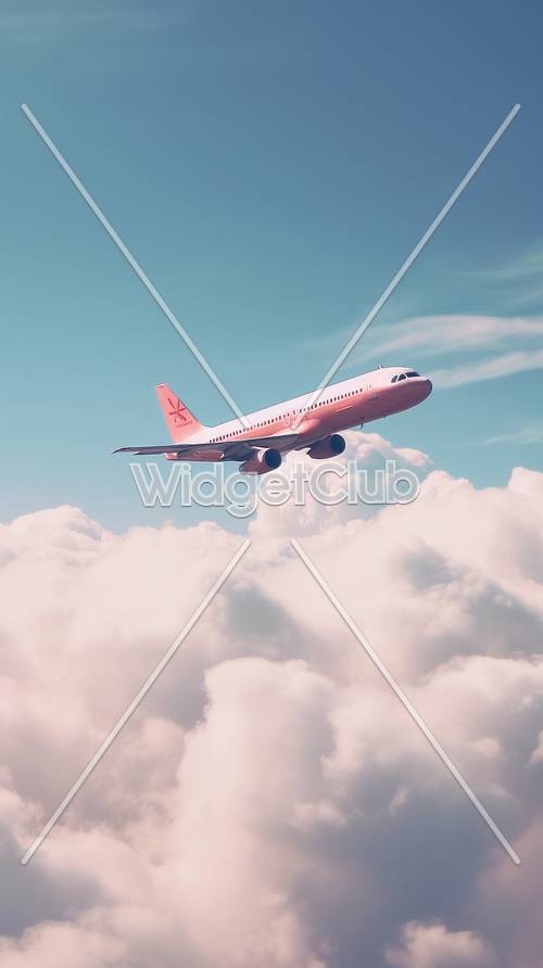 Aventura altísima con avión rosa