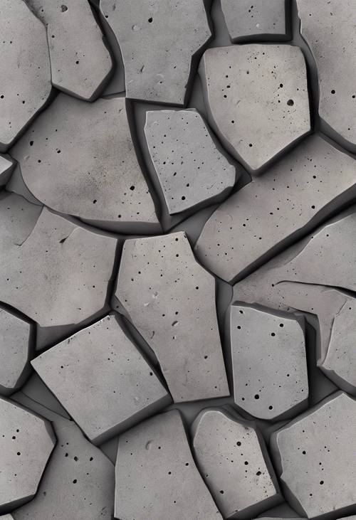 Seamless pattern, freshly poured concrete with smooth surface.
