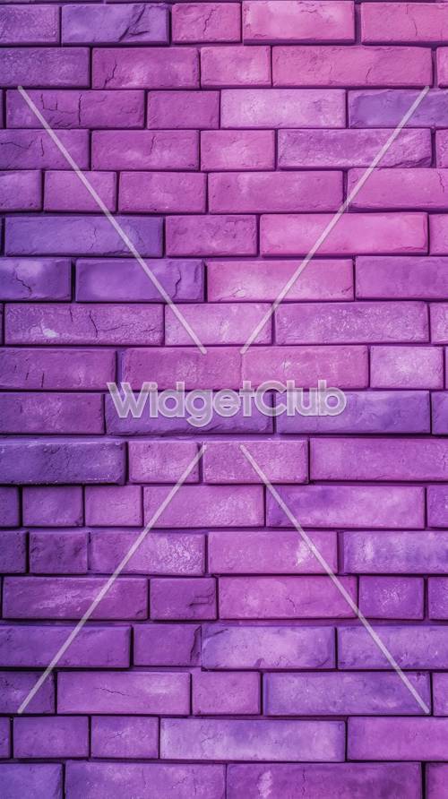 Wzór fioletowej cegły na ekranie
