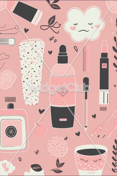 Cute Beauty Products Design