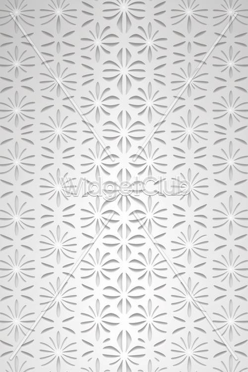 White Pattern Wallpaper [dea3838cd1854cd58d18]