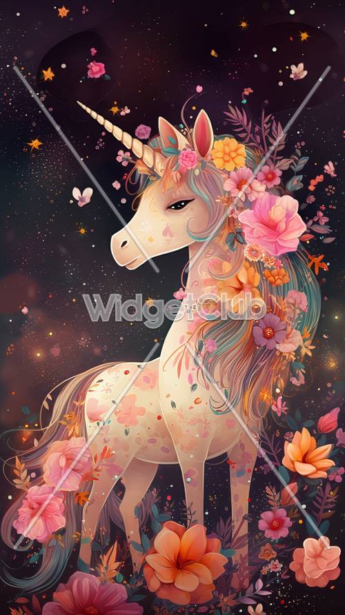 Enchanted Floral Unicorn