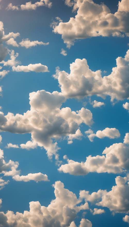 Un patrón de cielo sin costuras, que comienza en el blanco cerca del horizonte y pasa gradualmente a un azul intenso en la parte superior.