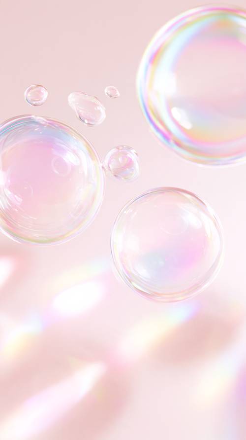 Colorful Soap Bubbles Floating in the Air Wallpaper [fc75aa3ec1c2431c893b]