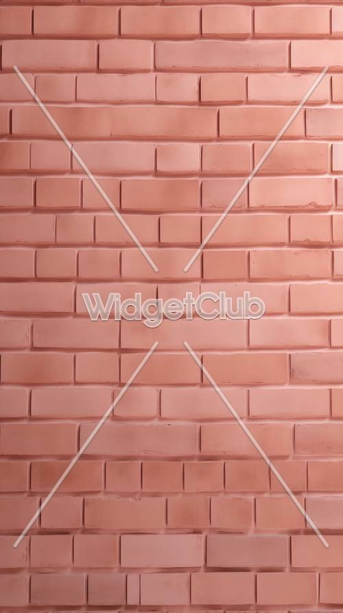 화면을 위한 핑크색 벽돌