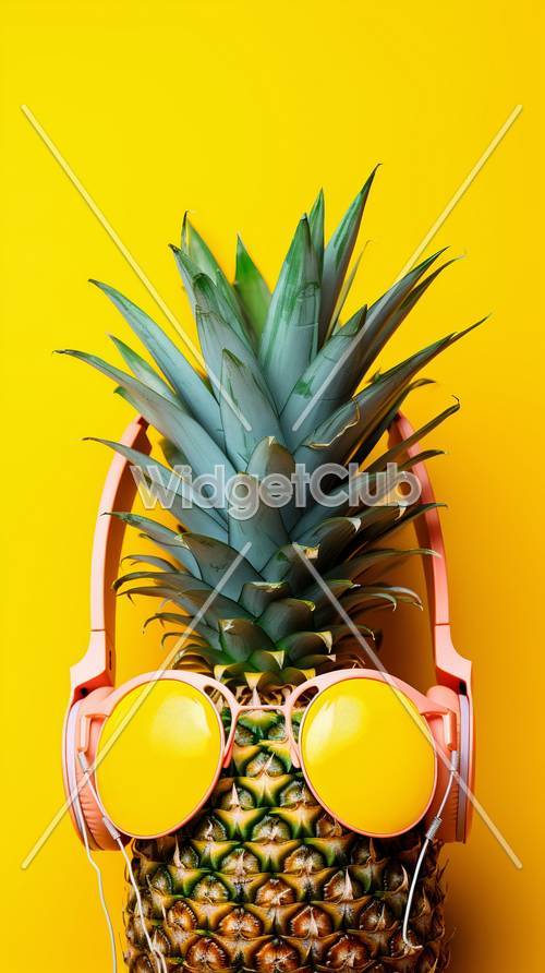 Occhiali da sole soleggiati all&#39;ananas