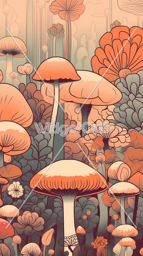 Mushroom Wallpaper [722dbf421dd6490e840a]