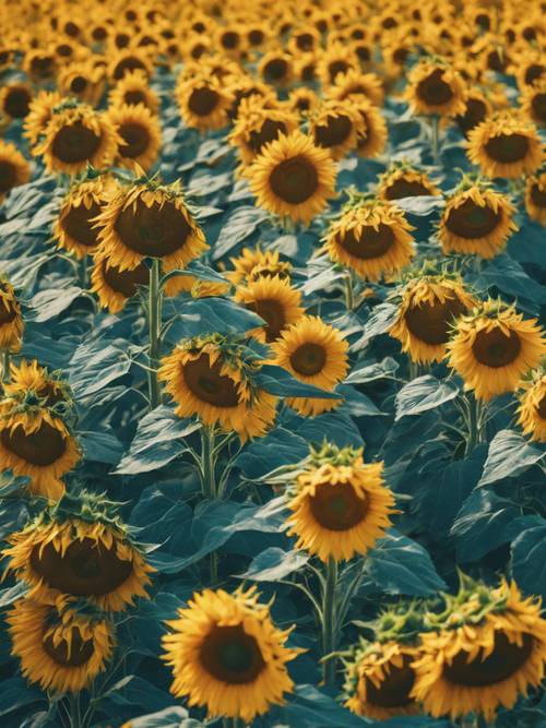Cute Sunflower Wallpaper [edbb2d3f503e4dd39b5c]