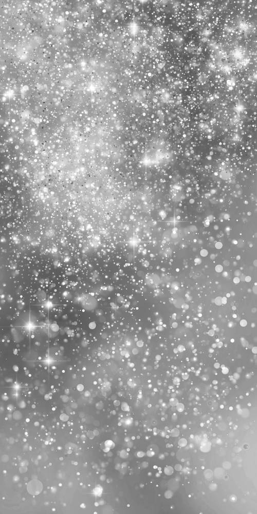 Sparkling Silver Stars Shine Bright
