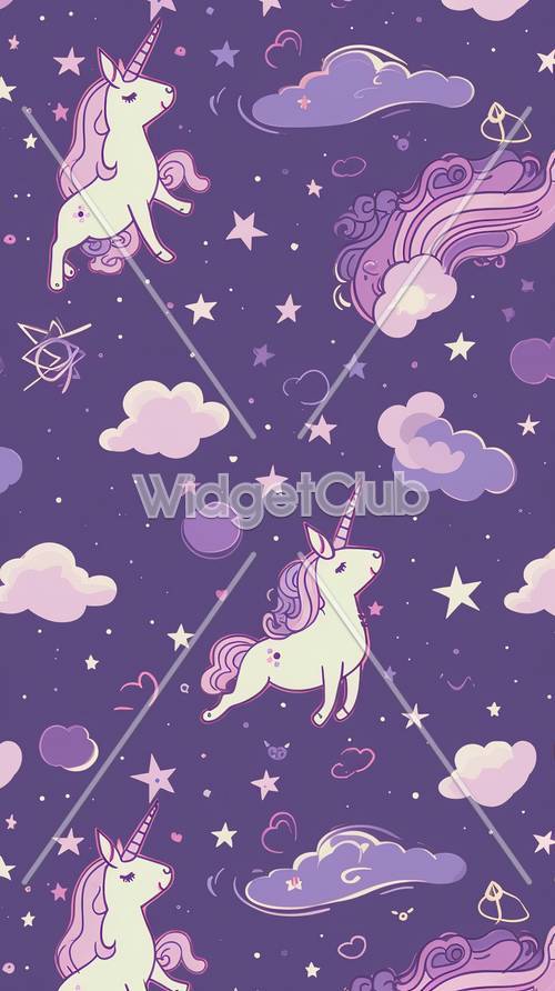 Pink Unicorn Wallpaper [56ec9a2c8b0f4a98a48f]