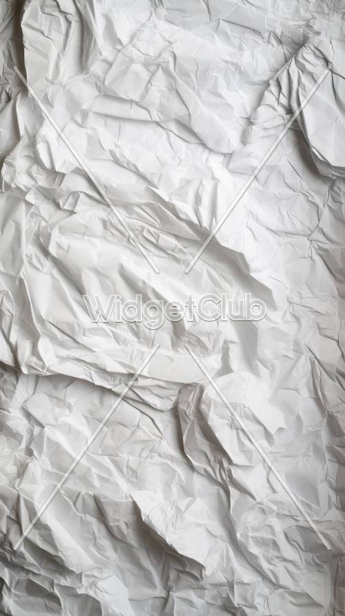 Tekstur Kertas Putih Kusut