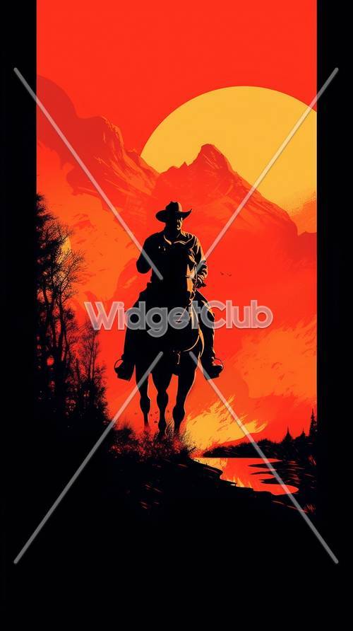 Sunset Cowboy Ride