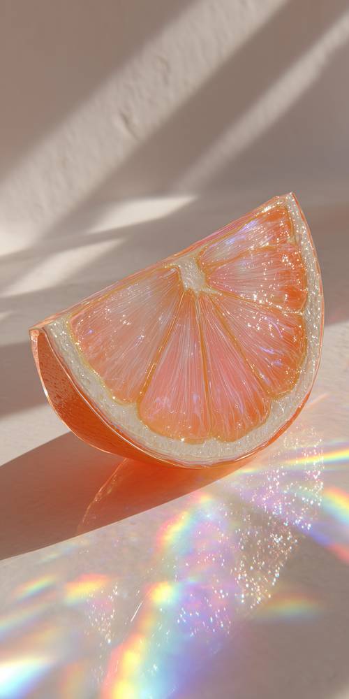 Sunny Citrus Slice Shine Tapeta [aca16fb4c7a44b5790a4]